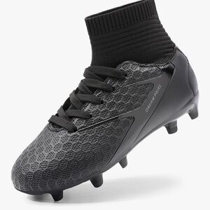 Dream Pairs Black Boy/Girl Soccer Cleats